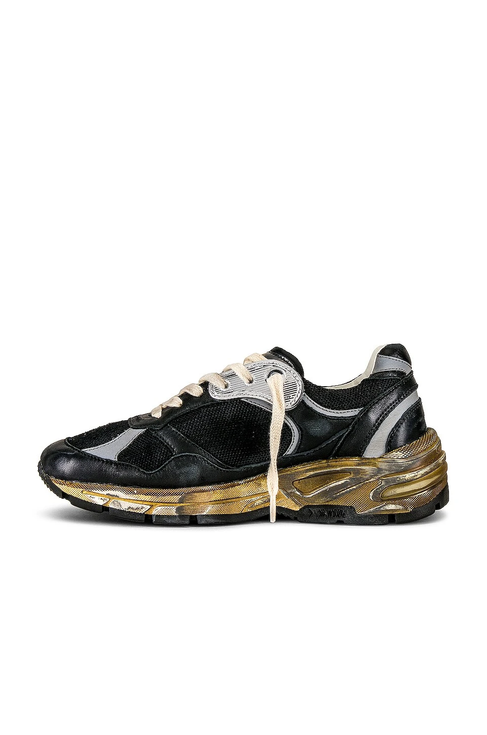 Golden Goose Running Dad Sneaker Black, Silver, & Ice - Image 5