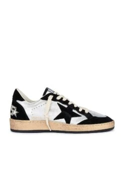Golden Goose Ballstar Sneaker Silver & Black