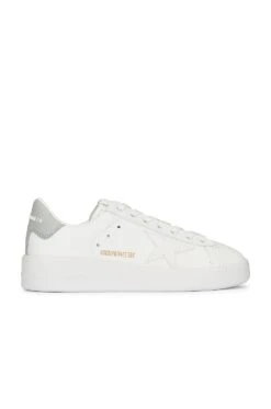 Golden Goose X Revolve Purestar Sneaker White & Light Blue