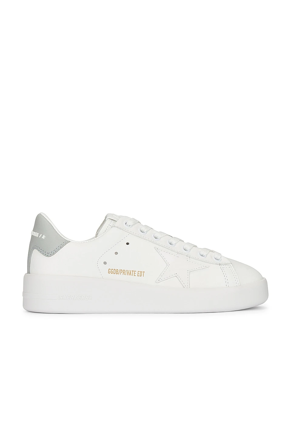 Golden Goose X Revolve Purestar Sneaker White & Light Blue