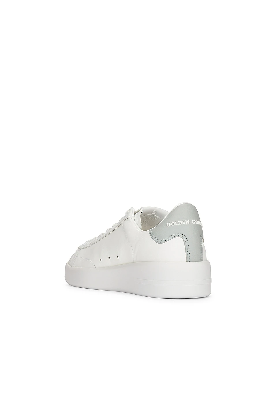 Golden Goose X Revolve Purestar Sneaker White & Light Blue - Image 3