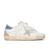 Golden Goose Old School Sneaker White, Ice, & Powder Blue