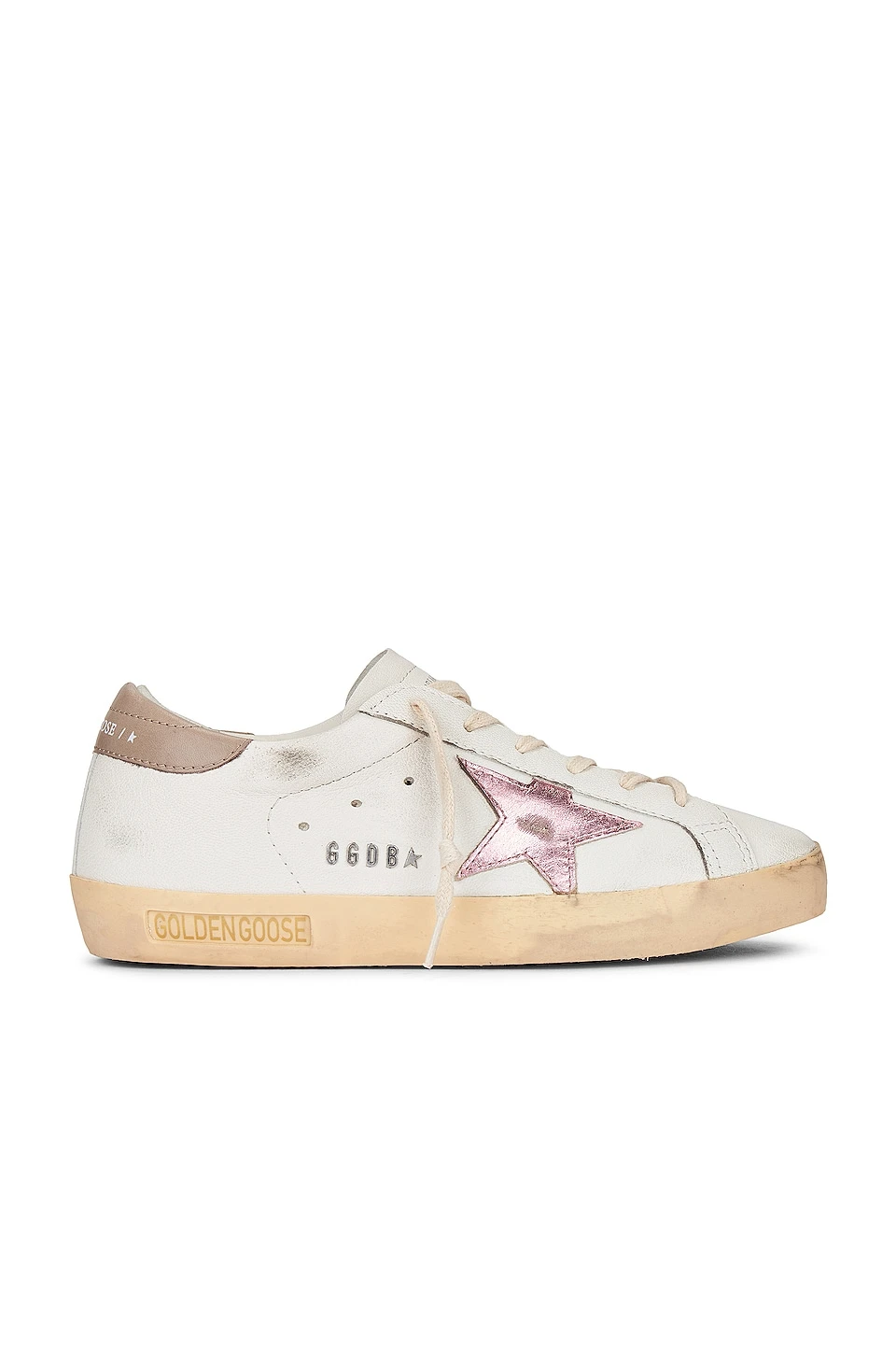 Golden Goose Super-Star Sneaker White, Antique Pink, Grey