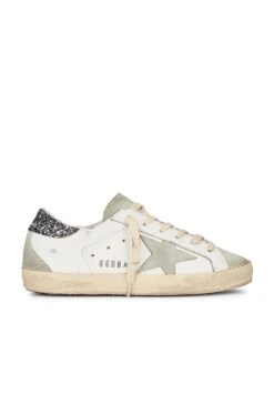 Golden Goose Super-Star Sneaker White, Ice, & Grey