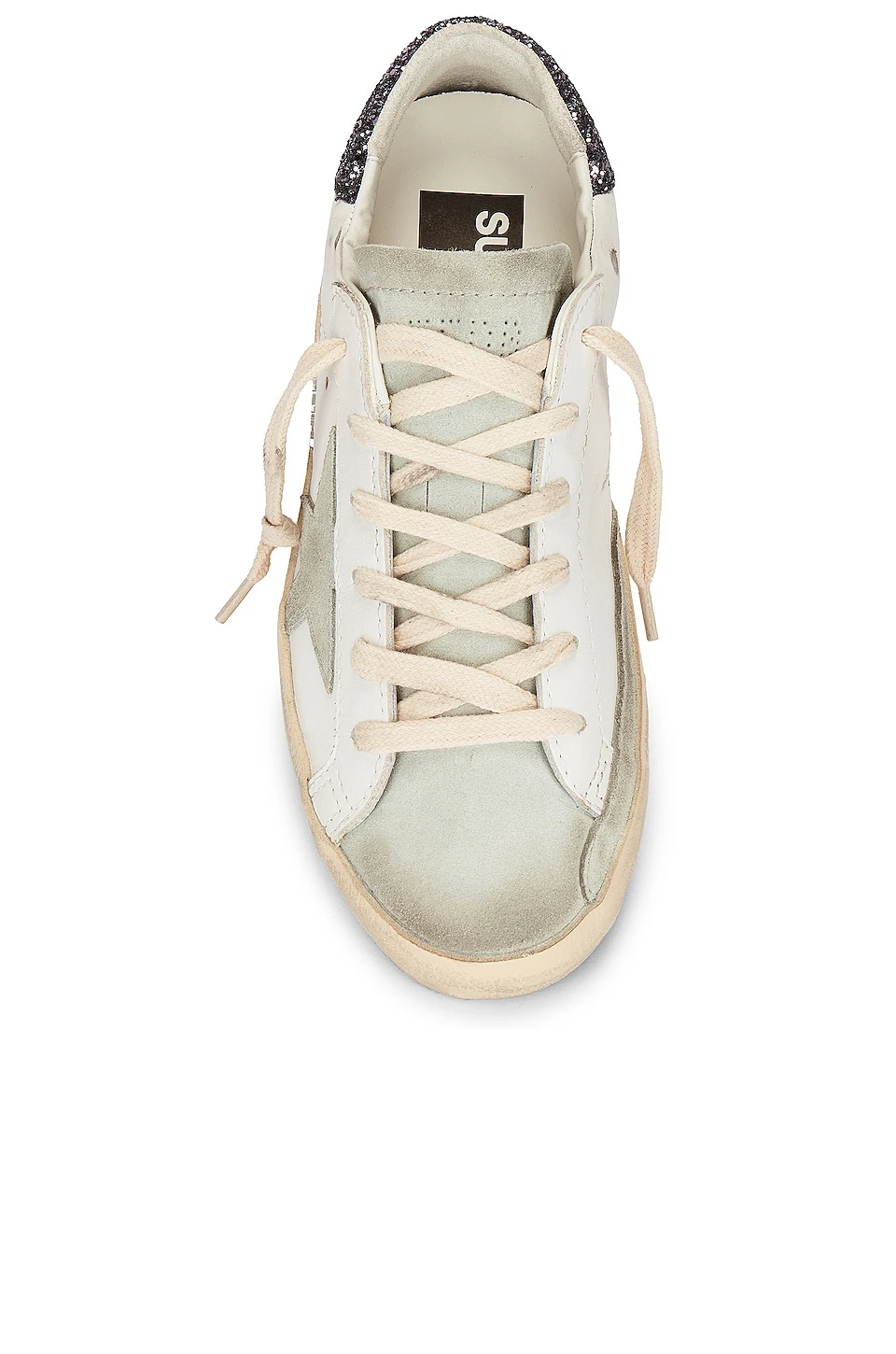 Golden Goose Super-Star Sneaker White, Ice, & Grey - Image 4