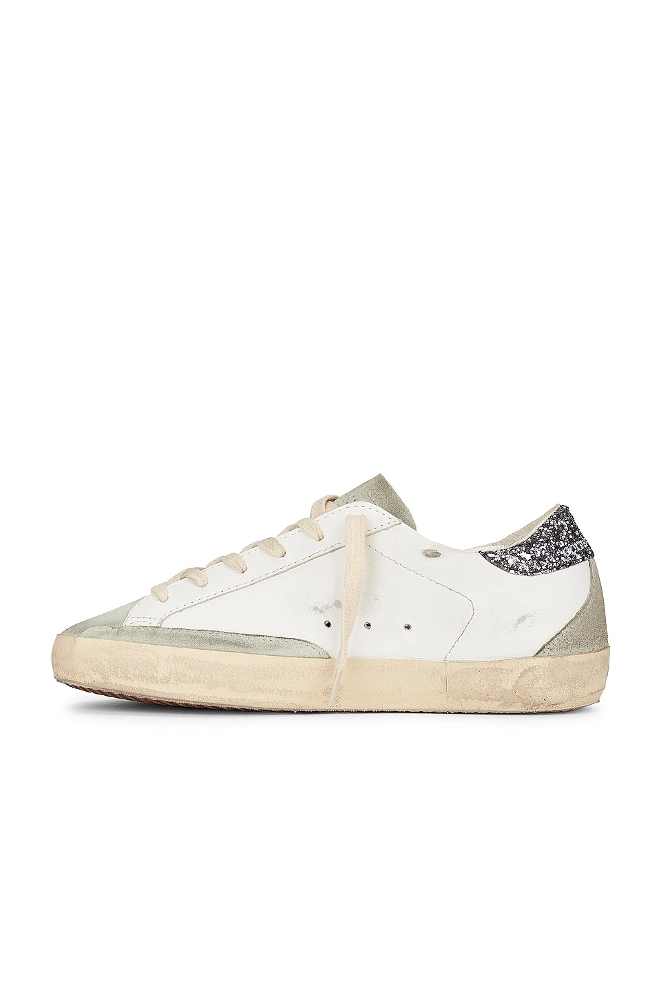 Golden Goose Super-Star Sneaker White, Ice, & Grey - Image 5