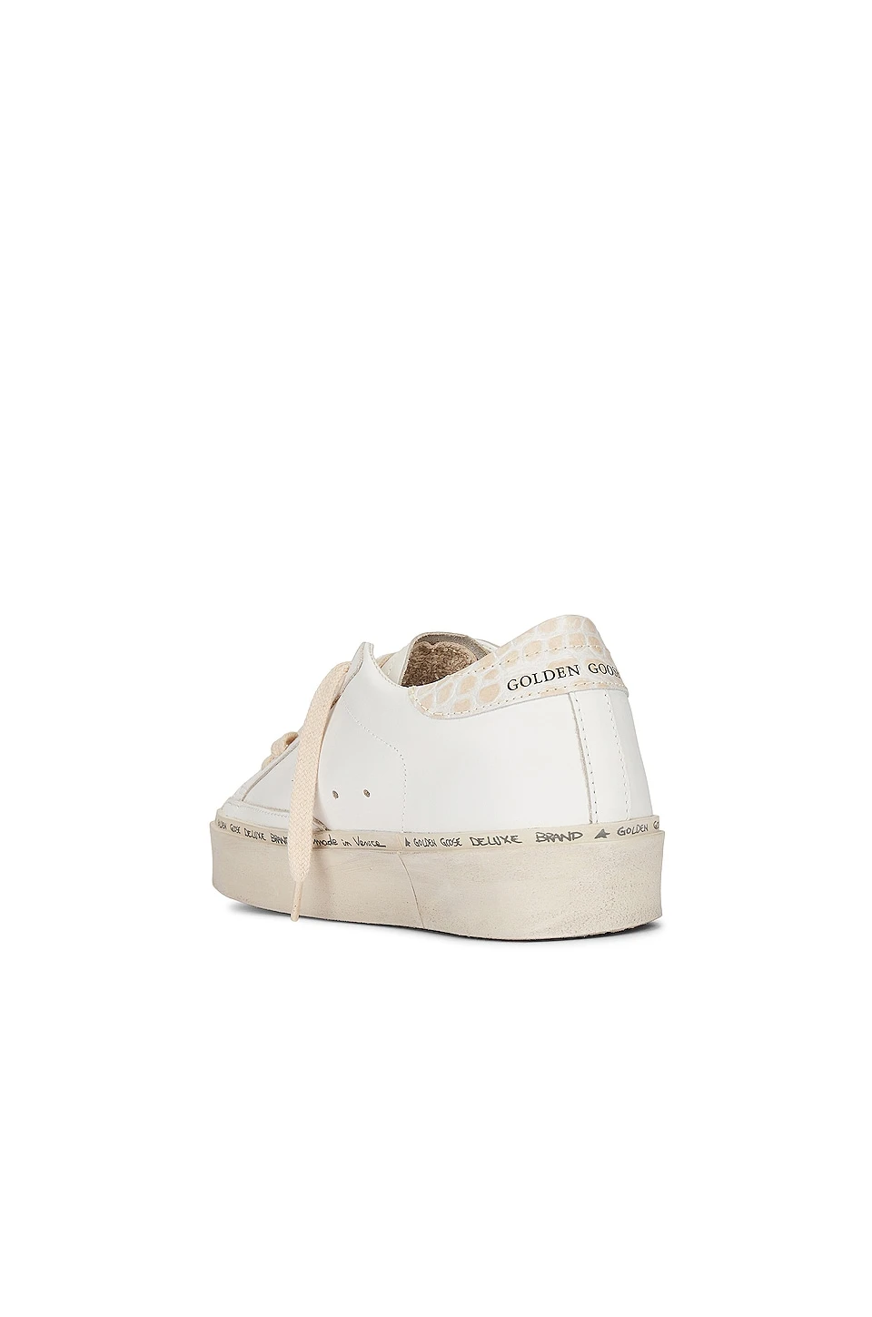 Golden Goose Hi Star Sneaker White, Black, & Ivory - Image 3
