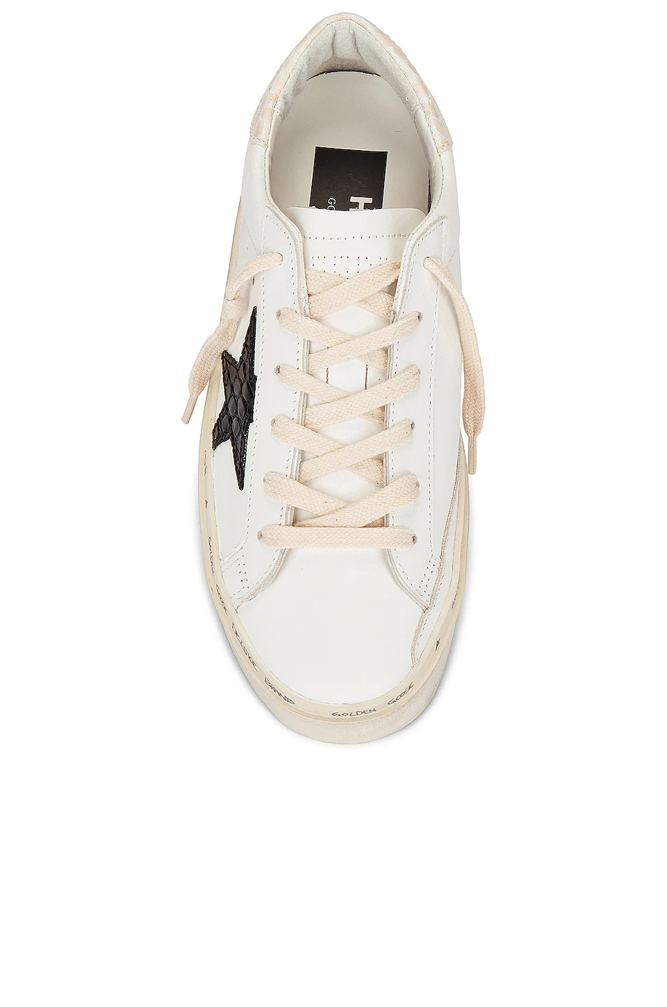 Golden Goose Hi Star Sneaker White, Black, & Ivory - Image 4
