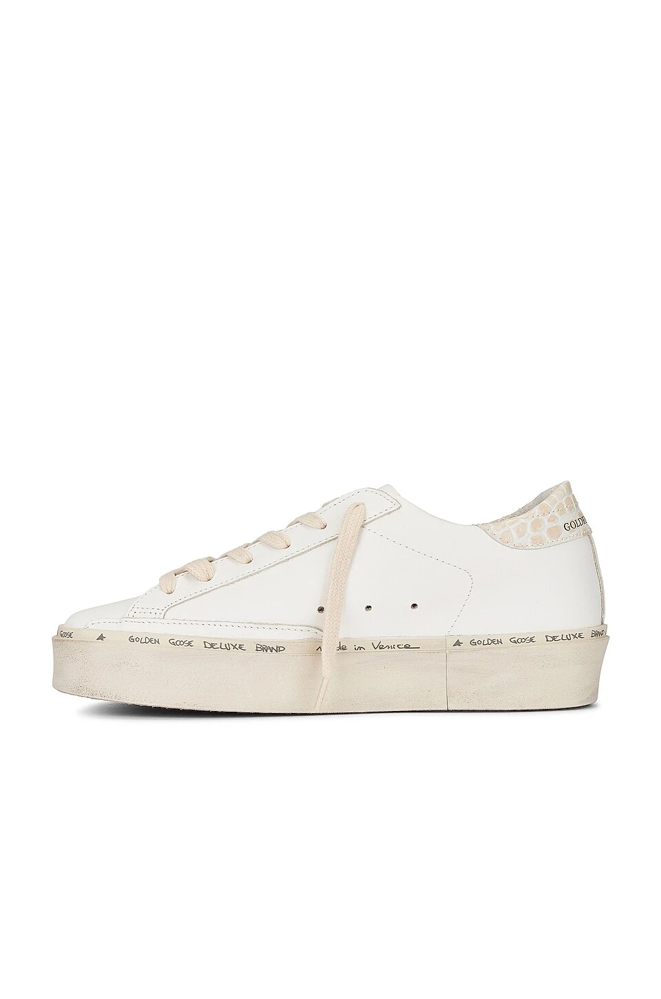 Golden Goose Hi Star Sneaker White, Black, & Ivory - Image 5