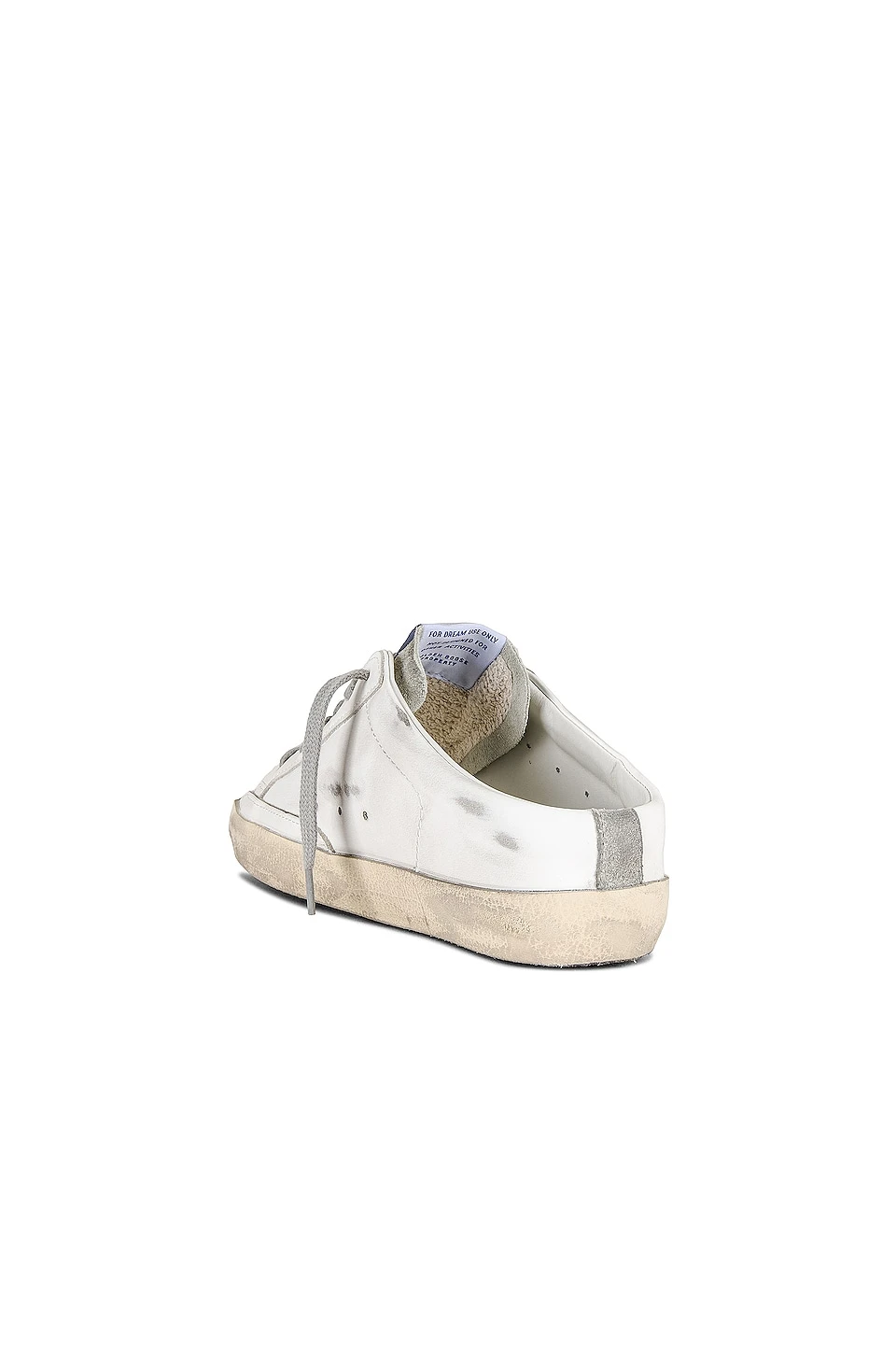 Golden Goose Super-Star Sabot Sneaker White, Ice, & Platinum - Image 3