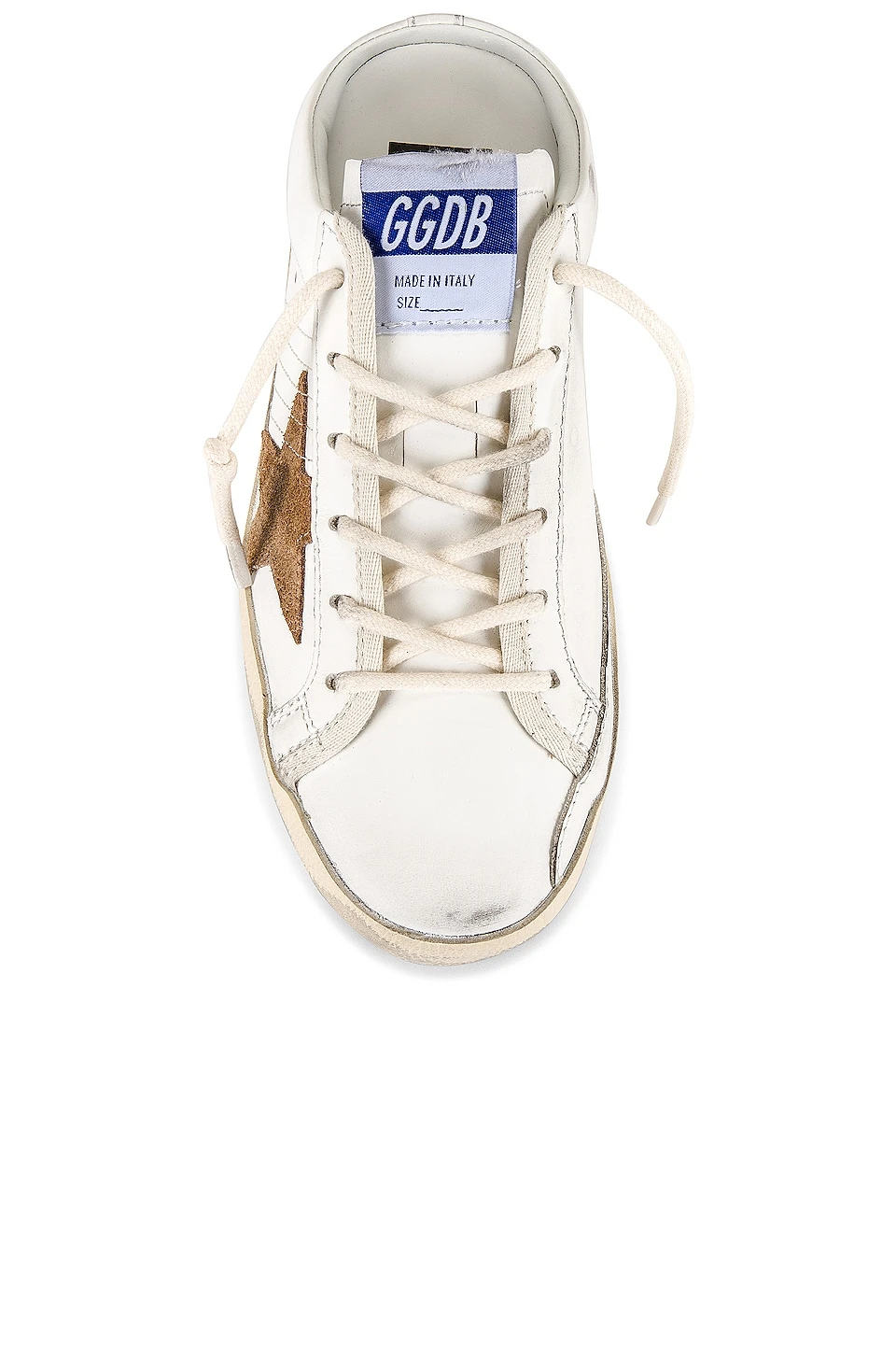 Golden Goose Super-Star Sneaker White & Tobacco - Image 4