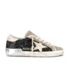 Golden Goose Super-Star Sneaker Black, Taupe, & Buttercream