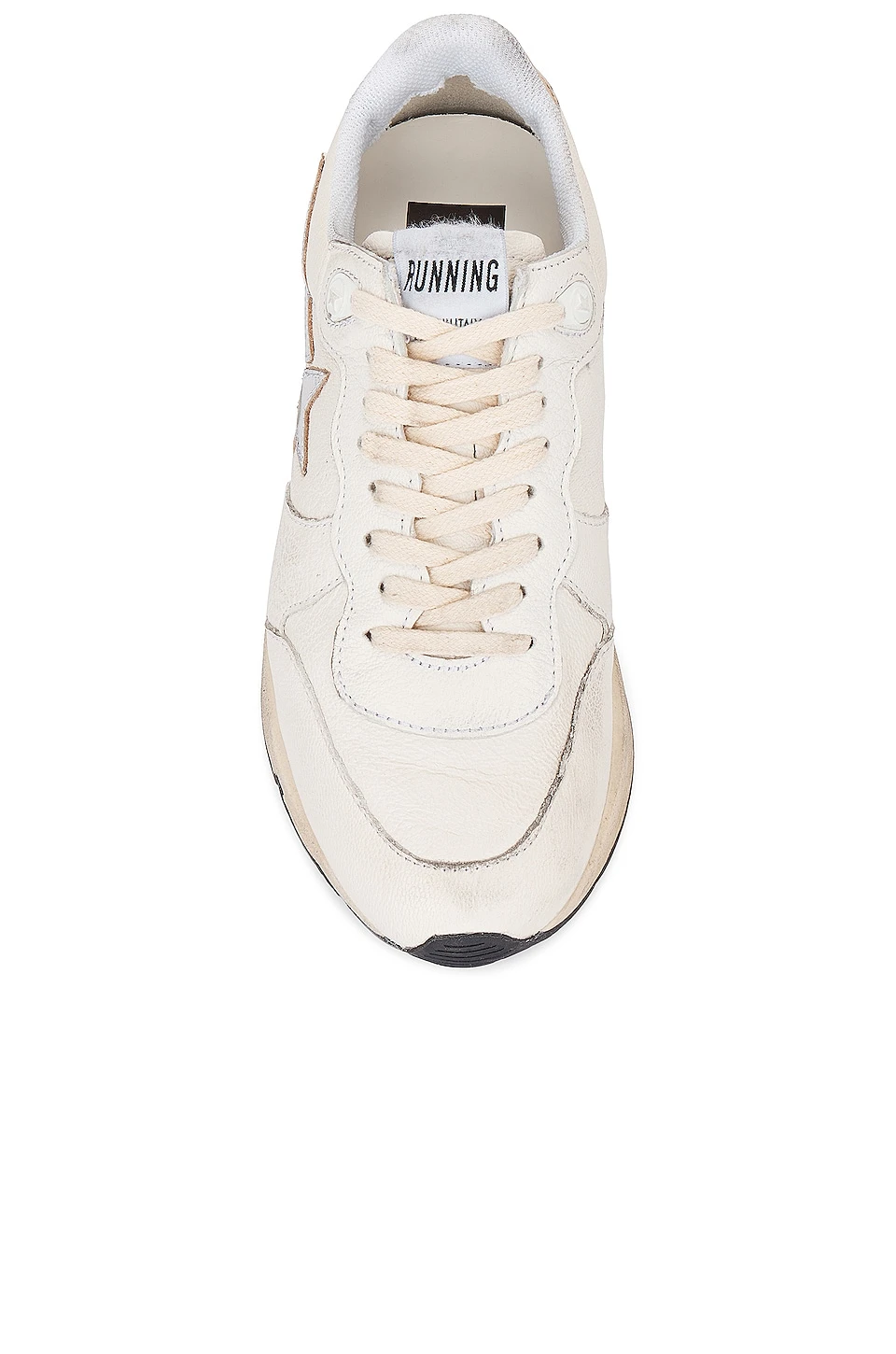 Golden Goose Running Sneaker White, Silver, & Gold - Image 4