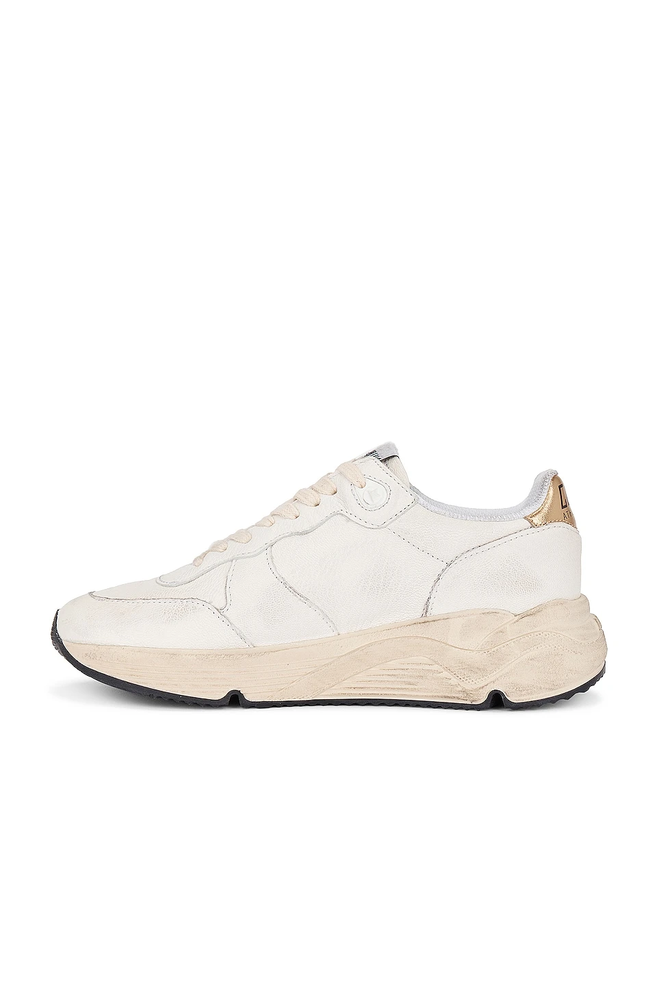 Golden Goose Running Sneaker White, Silver, & Gold - Image 5