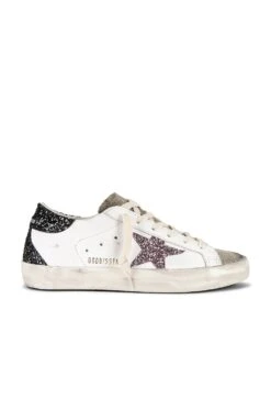 Golden Goose Super-Star Sneaker Cream, Taupe, Mauve Pink, & Black