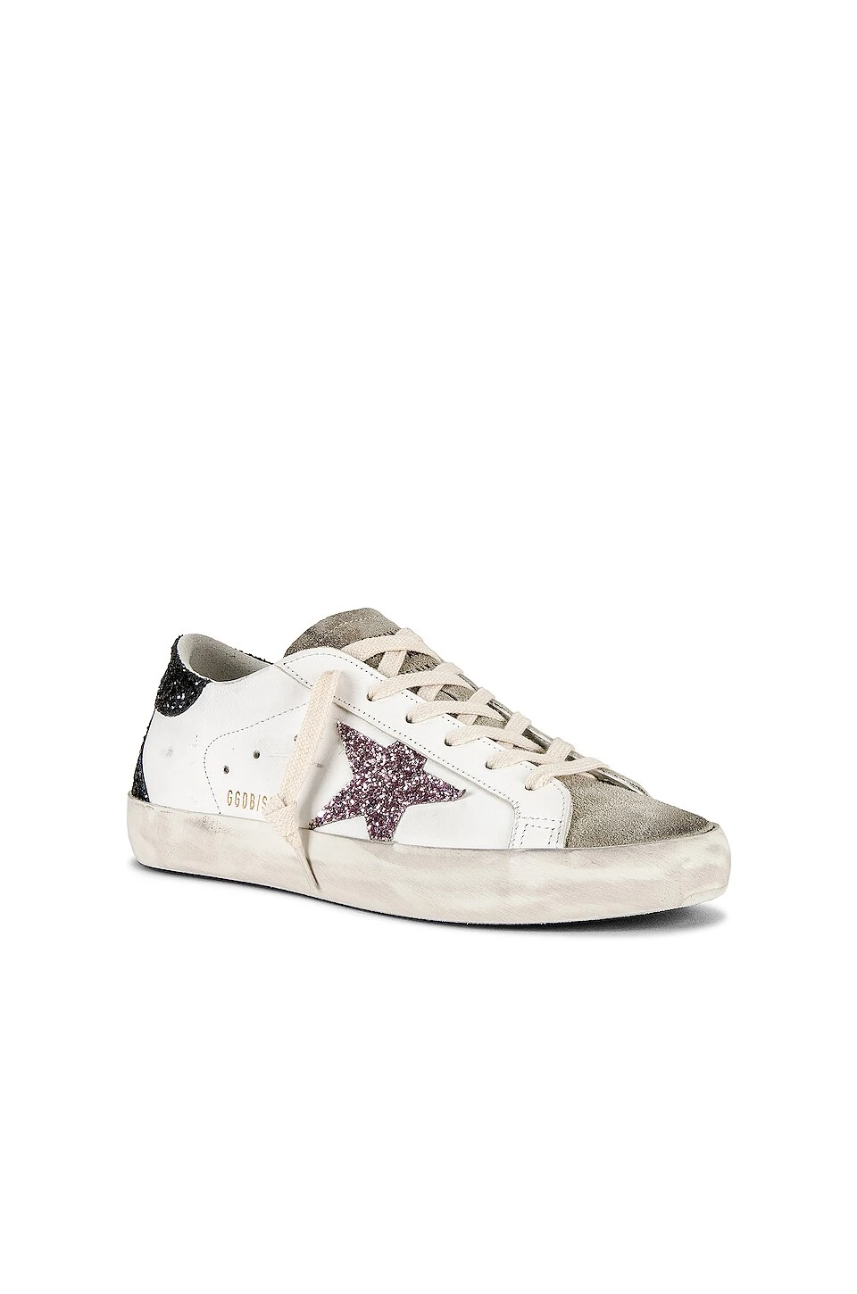 Golden Goose Super-Star Sneaker Cream, Taupe, Mauve Pink, & Black - Image 2