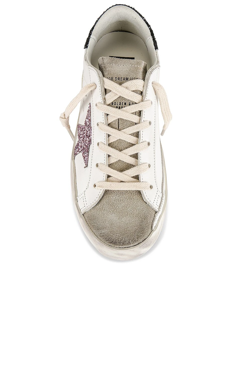 Golden Goose Super-Star Sneaker Cream, Taupe, Mauve Pink, & Black - Image 4