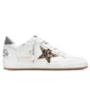 Golden Goose Ball Star - White/Beige Brown/Black Leo