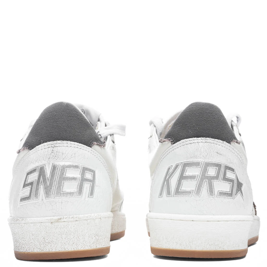 Golden Goose Ball Star - White/Beige Brown/Black Leo - Image 4