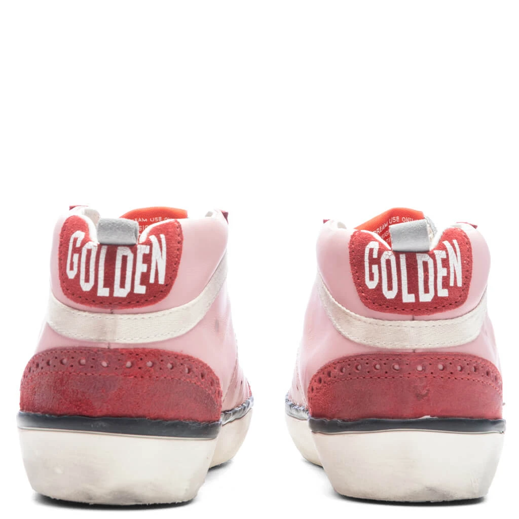 Golden Goose Women's Mid Star Toe Star And Spur - Antique Pink/Red/White - Image 4