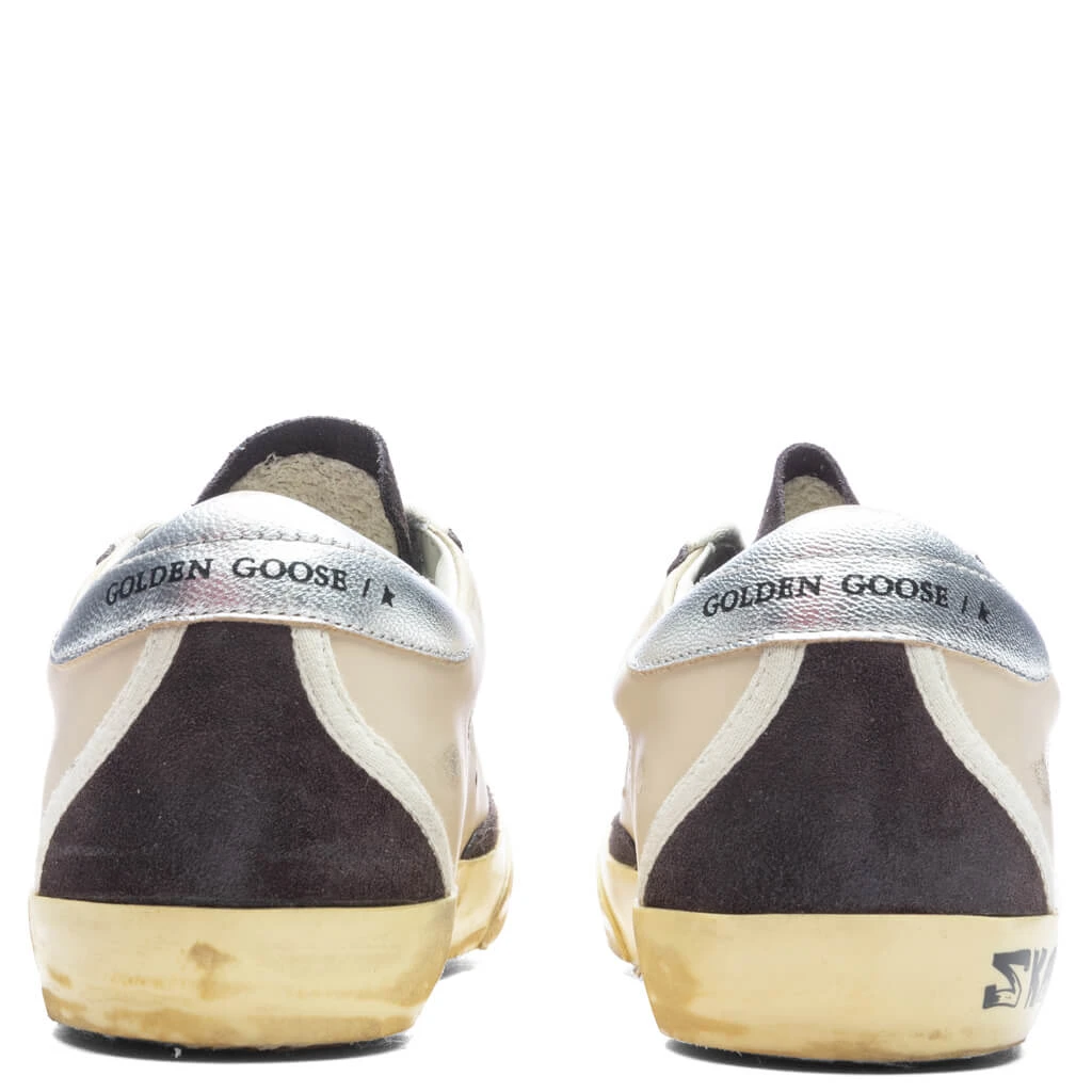 Golden Goose Women's Superstar Glitter Star - Beige/Dark Grey/Grey - Image 4