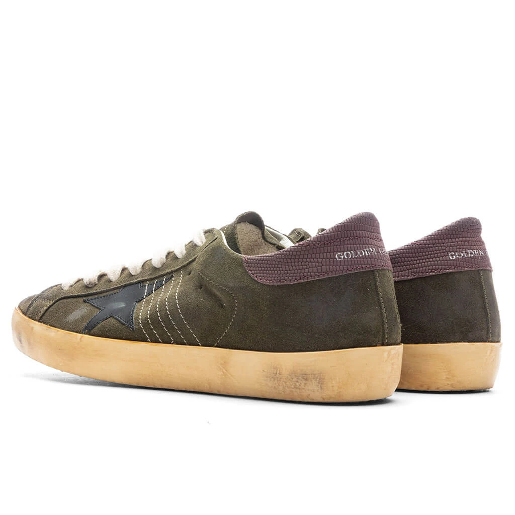 Golden Goose Super-Star Sneakers - Green/Black/Bordeaux - Image 3