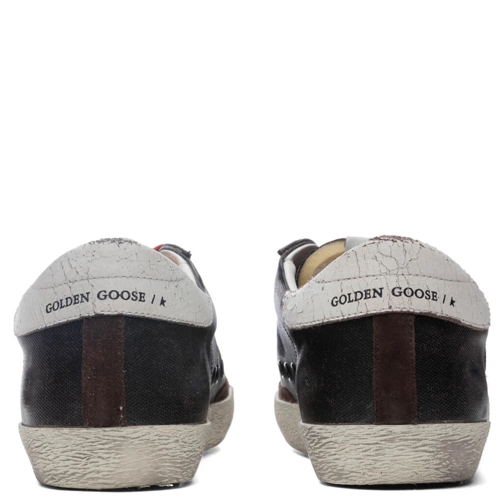 Golden Goose Super-Star Sneakers - Dark Brown/White Black Zebra - Image 4