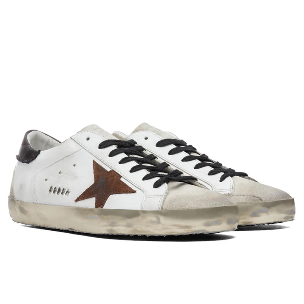 Golden Goose Super-Star Sneakers - White/Chestnut - Image 2