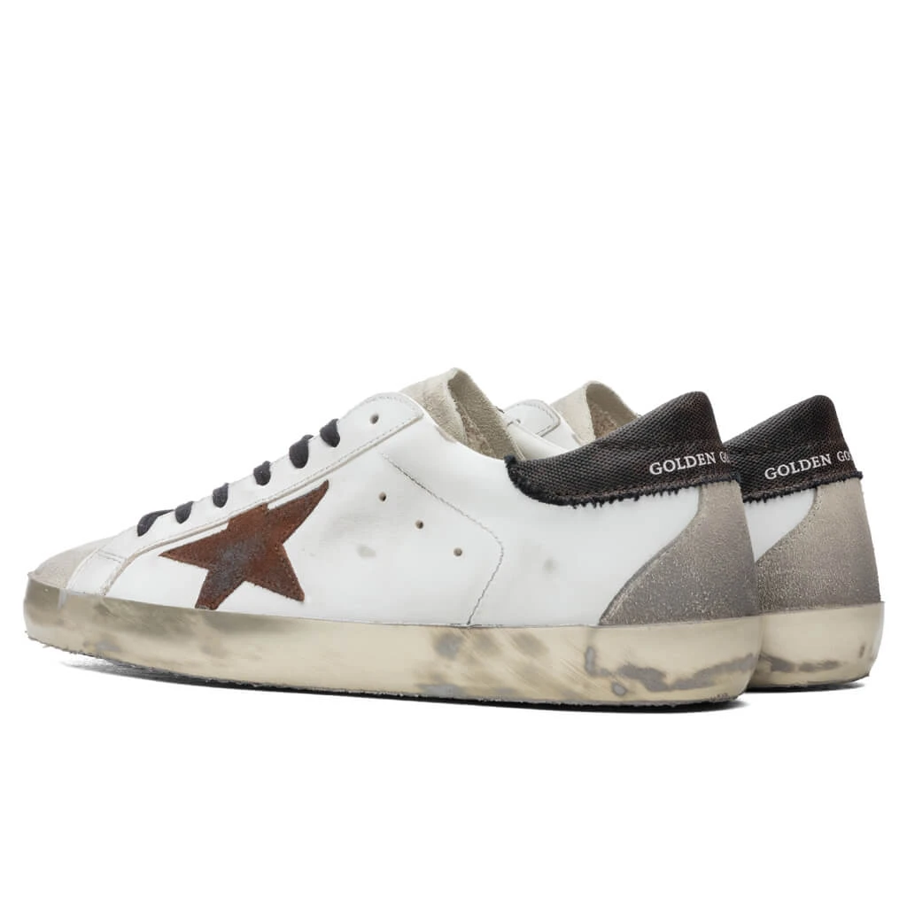 Golden Goose Super-Star Sneakers - White/Chestnut - Image 3