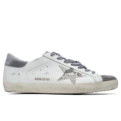 Golden Goose Super-Star Sneakers - White/Grey Asphalt