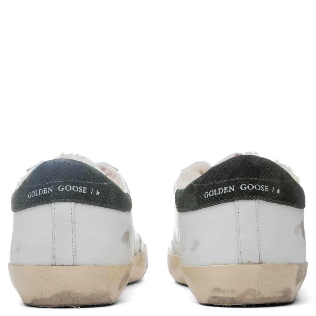 Golden Goose Super-Star Sneakers - White/Military/Natural - Image 4