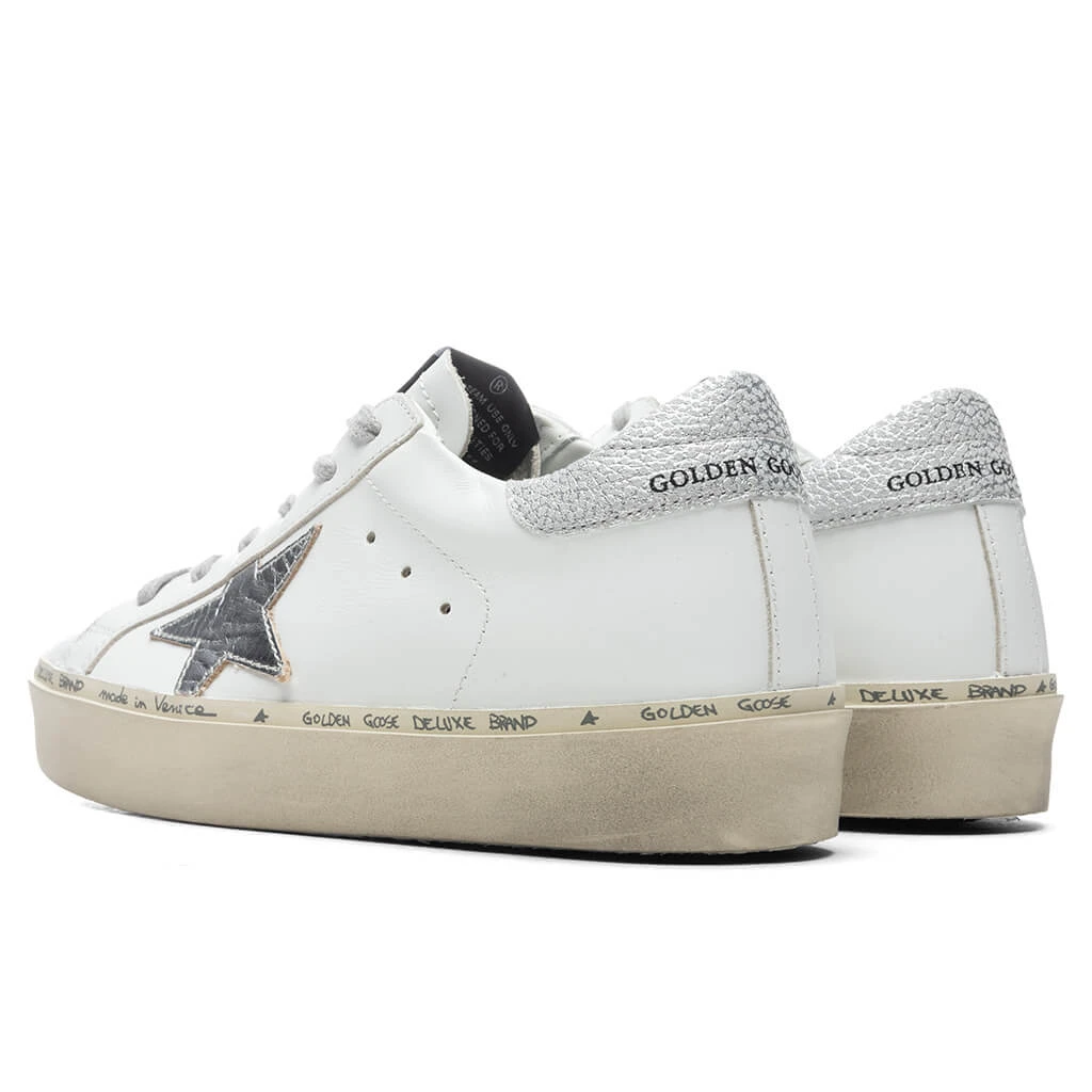 Golden Goose Women's Hi Star Laminated - White/Silver - Image 3