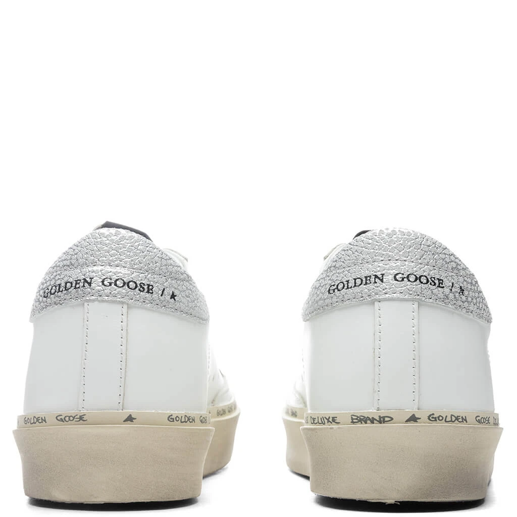 Golden Goose Women's Hi Star Laminated - White/Silver - Image 4