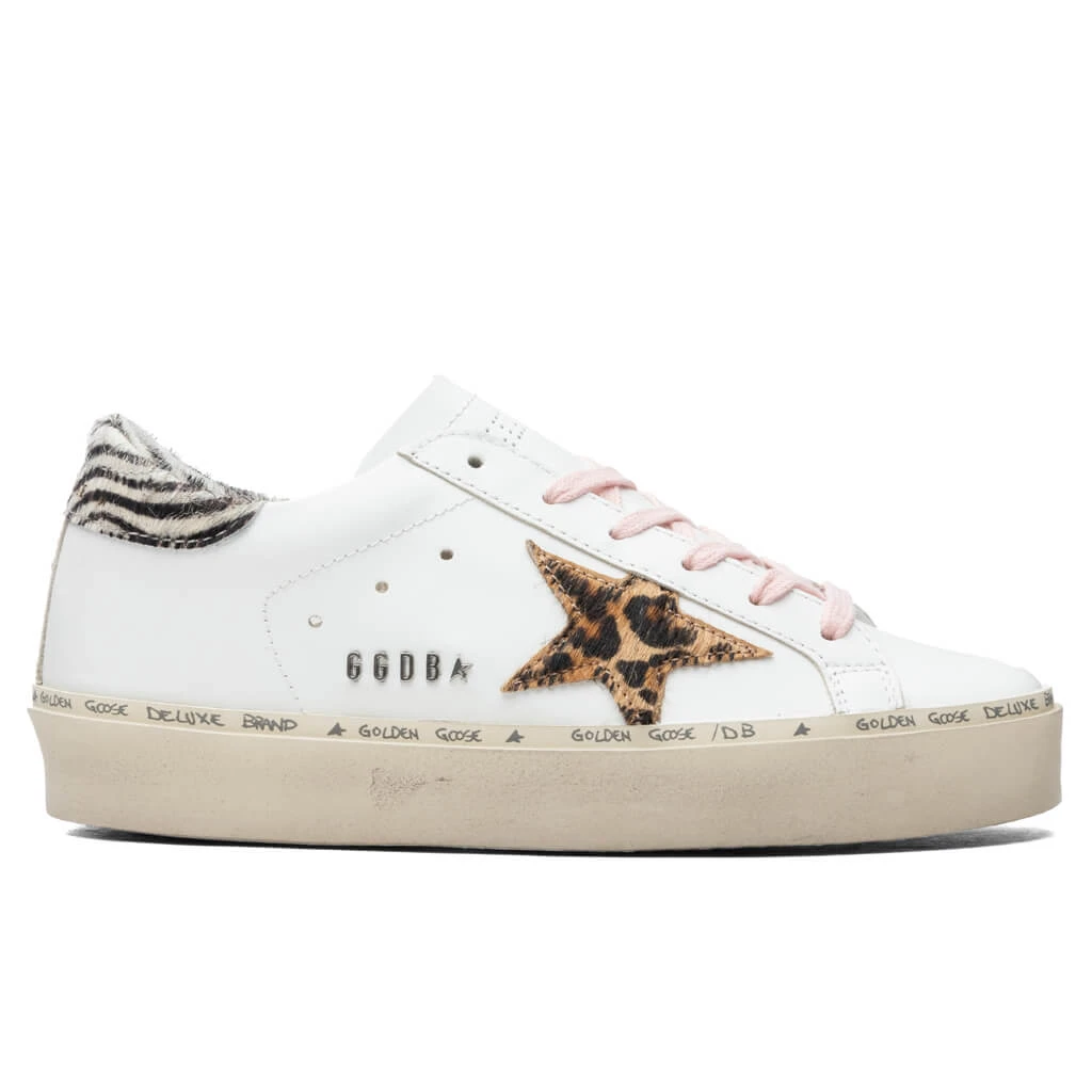 Golden Goose Women's Hi Star - White/Beige Brown