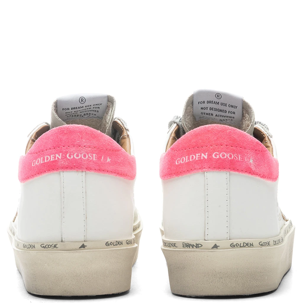 Golden Goose Women's Hi Star - White/Lobster Fluorescent - Image 4