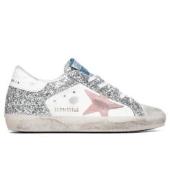 Golden Goose Women's Super-Star Sneakers - Ice White/Silver Pink