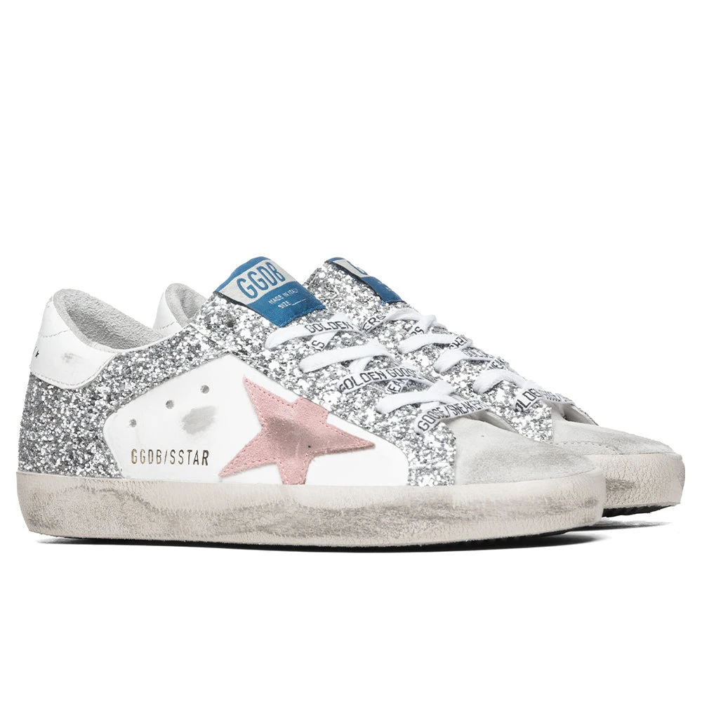 Golden Goose Women's Super-Star Sneakers - Ice White/Silver Pink - Image 2