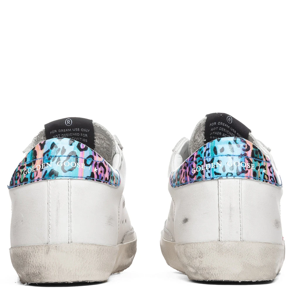 Golden Goose Women's Super-Star Sneakers - Milk/Fuchsia Fluorescent - Image 4