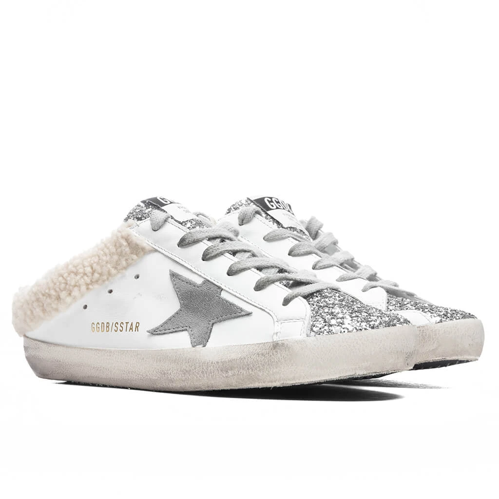 Golden Goose Women's Super-Star Sabot - White/Silver/Dark Grey - Image 2