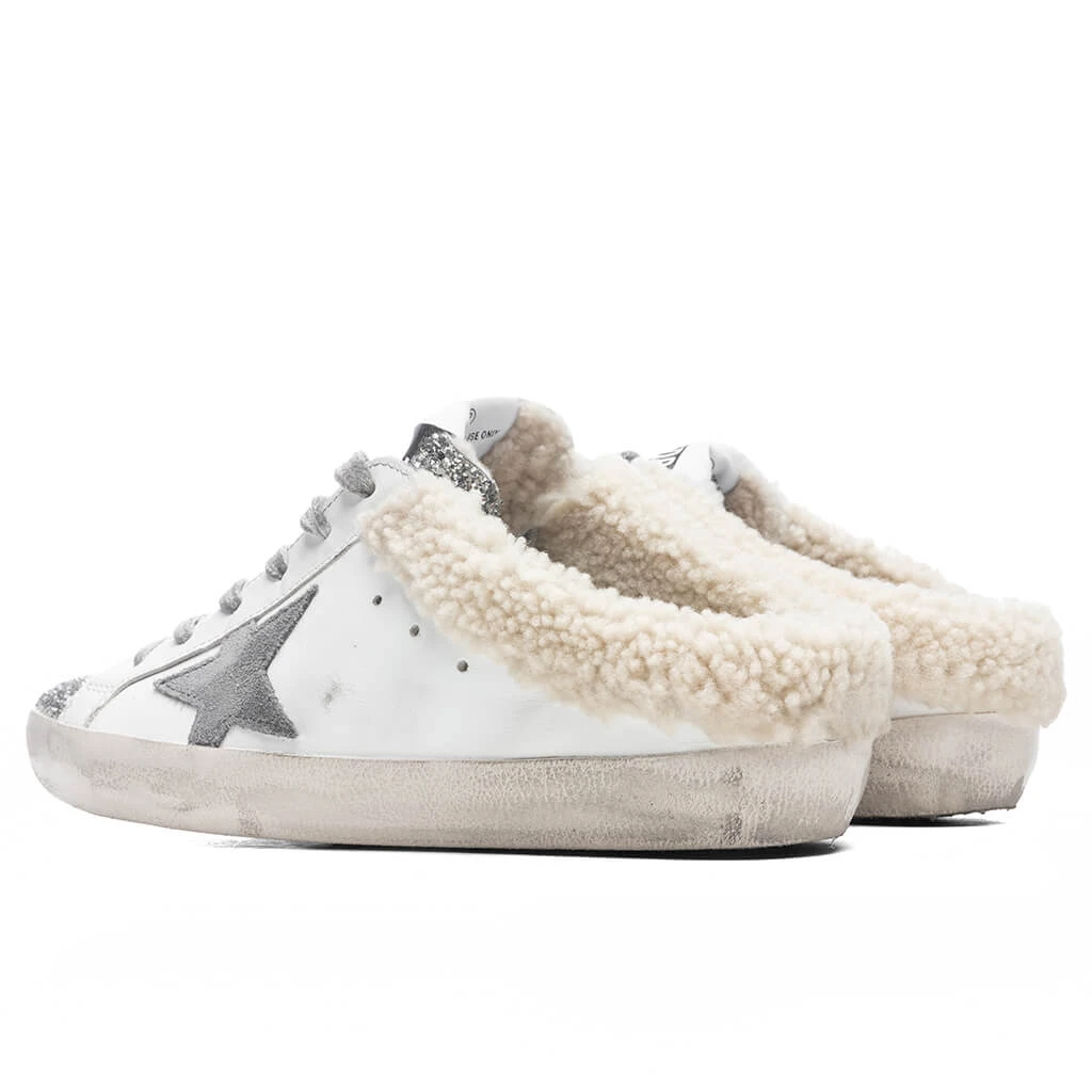 Golden Goose Women's Super-Star Sabot - White/Silver/Dark Grey - Image 3
