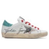 Golden Goose Women's Super-Star Sneakers - White/Beige Grey Phyton