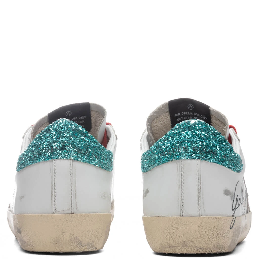 Golden Goose Women's Super-Star Sneakers - White/Beige Grey Phyton - Image 4