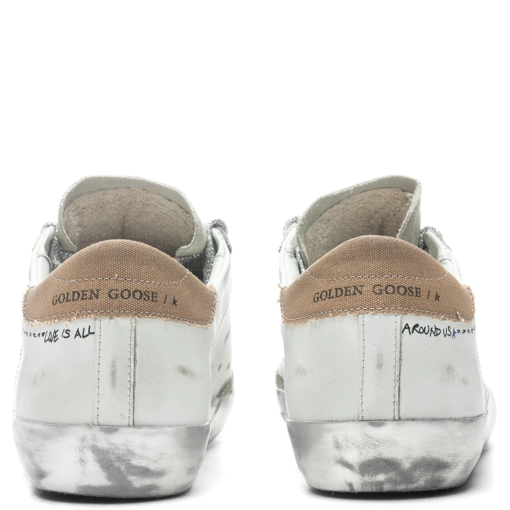 Golden Goose Women's Super-Star Sneakers - White/Ice/Beige - Image 4