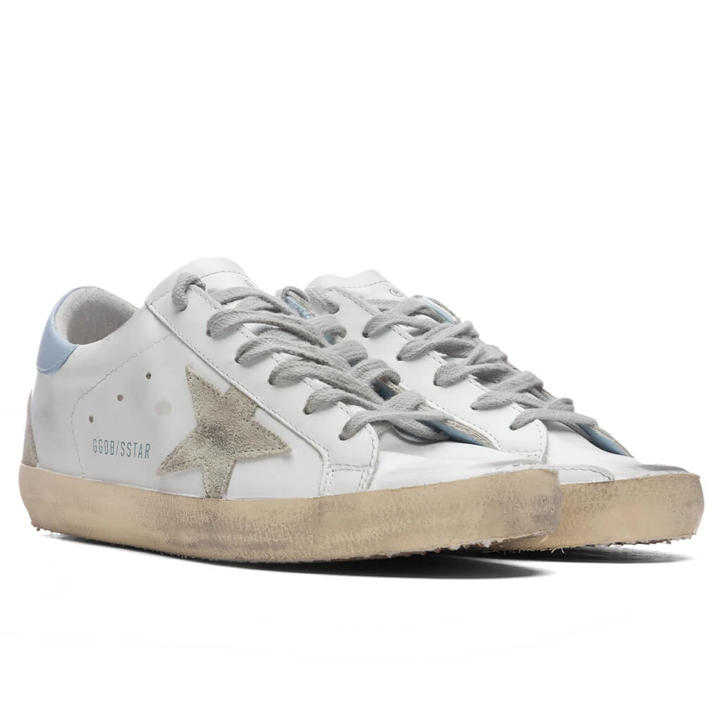 Golden Goose Women's Super-Star Sneakers - White/Ice/Powder Blue - Image 2