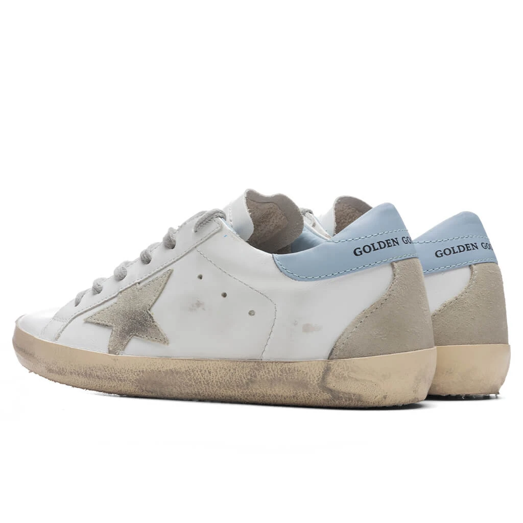 Golden Goose Women's Super-Star Sneakers - White/Ice/Powder Blue - Image 3