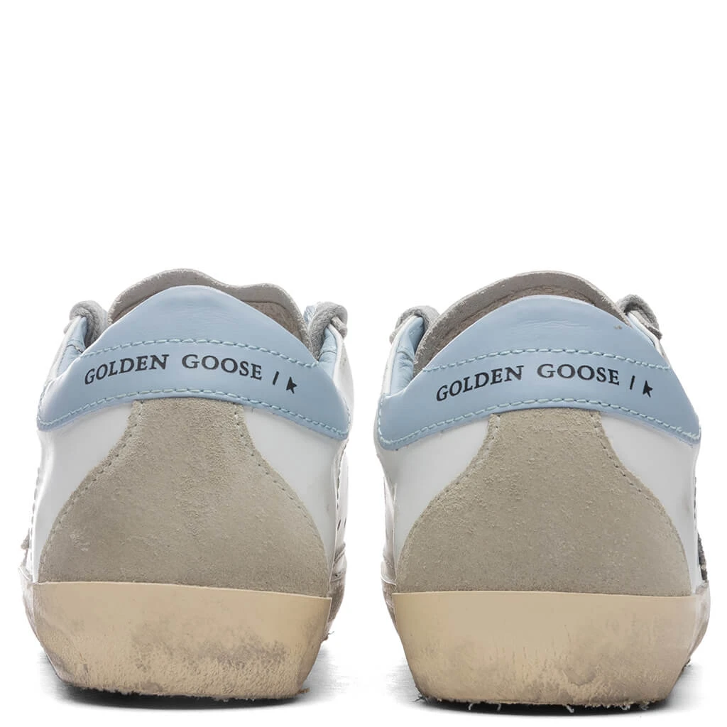 Golden Goose Women's Super-Star Sneakers - White/Ice/Powder Blue - Image 4
