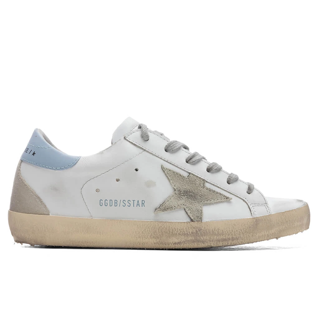 Golden Goose Women's Super-Star Sneakers - White/Ice/Powder Blue