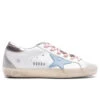 Golden Goose Women's Super-Star - White/Powder Blue/Platinum