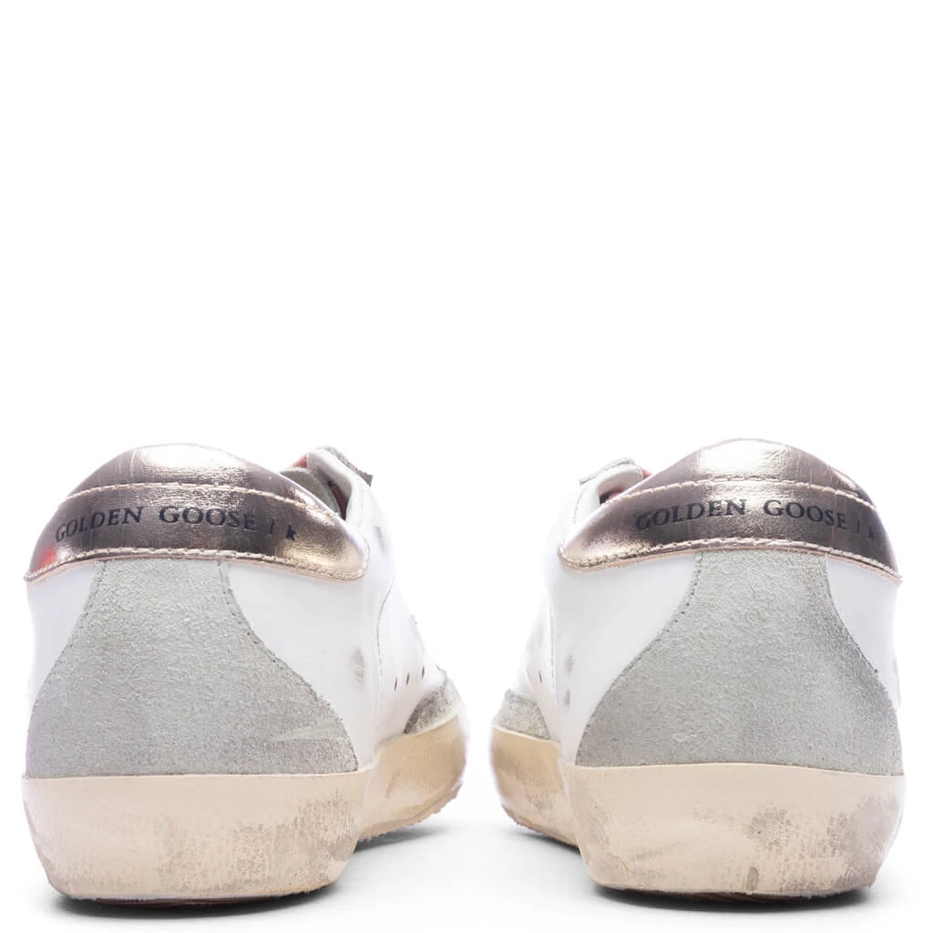 Golden Goose Women's Super-Star - White/Powder Blue/Platinum - Image 4