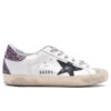 Golden Goose Women's Super-Star - White/Taupe/Fuxia Black